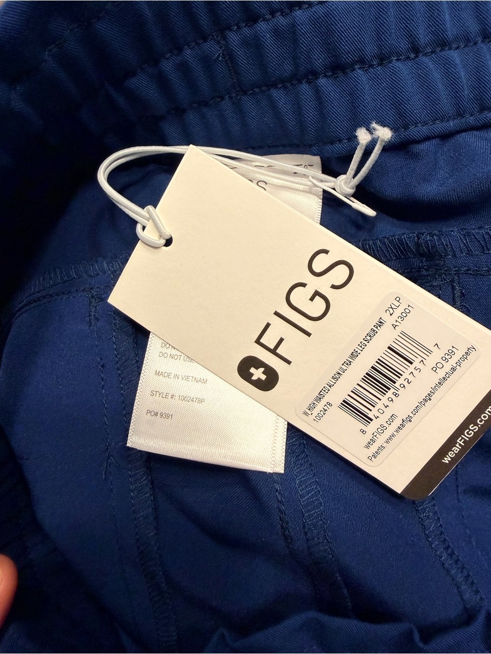 Figs Women’s Allison High-rise Ultra-wide leg scrub pants - Picture 4 of 4